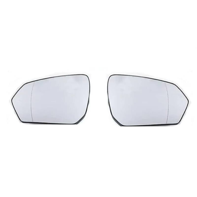 PQAWSFR Flügelspiegelglas Kompatibel Mit Chevrolet Für Equinox 2017 2018–2022 Seitenspiegel Linsentürflügel Rückspiegel Weißes Glas Mit Beheizbarem Toten Winkel(Left and Right,Heating) von PQAWSFR