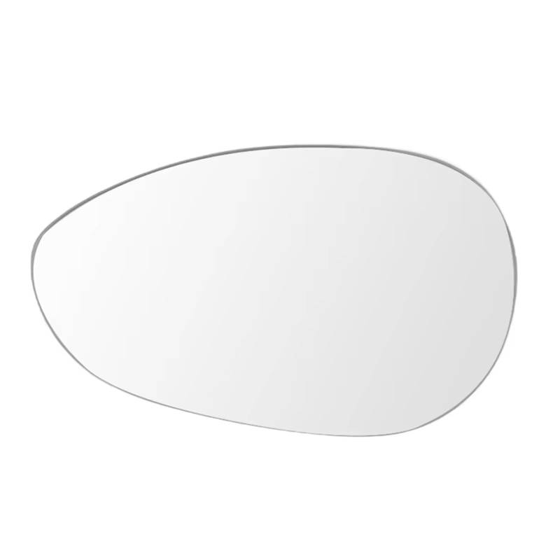 PQAWSFR Flügelspiegelglas Kompatibel Mit FIAT 500 500C 2007 2008 2009 2010–2023 Rechter Und Linker Seitenspiegel Rückspiegelglas Zubehör Beheizt Wasserdicht Große Sicht Blendfrei(Left) von PQAWSFR