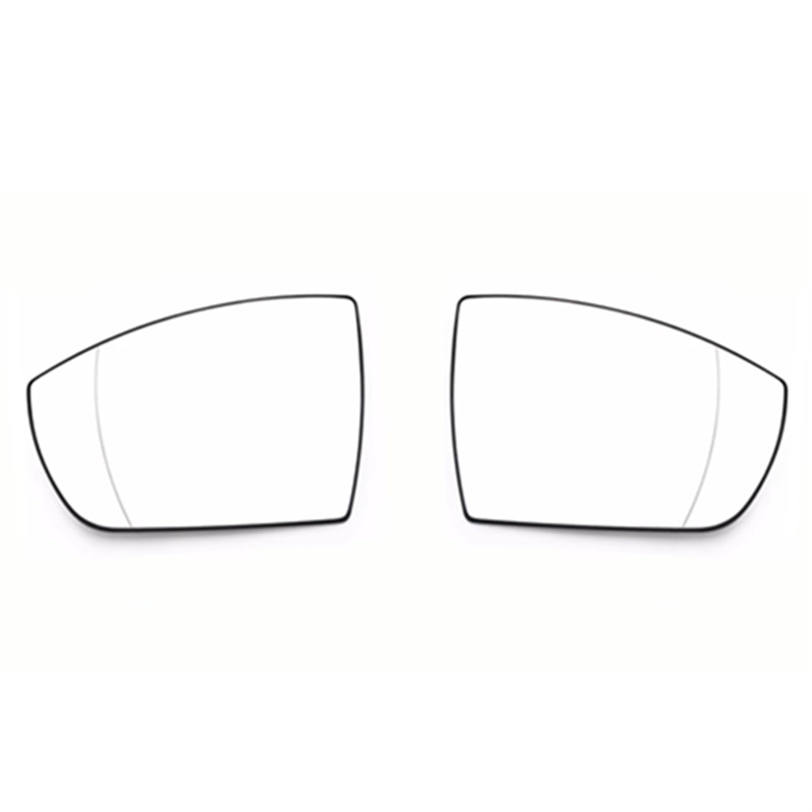 PQAWSFR Flügelspiegelglas Kompatibel Mit Ford Für Ecosport 2013 2014 2015 2016–2019 Rückspiegel Autozubehör Außenspiegel Reflektierende Glaslinse Keine Heizung(Left and Right) von PQAWSFR