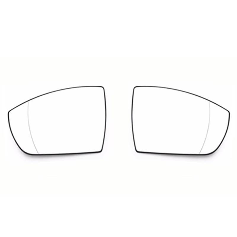 PQAWSFR Flügelspiegelglas Kompatibel Mit Ford Für Ecosport 2013 2014 2015 2016–2019 Rückspiegel Autozubehör Außenspiegel Reflektierende Glaslinse Keine Heizung(Left and Right) von PQAWSFR