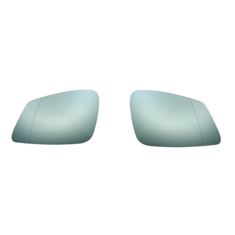 PQAWSFR Flügelspiegelglas Kompatibel Mit Für 3er F30 F80 F31 2011 2012 2013–2016 Auto Rückspiegel Beheizter Autospiegel Kfz Außenzubehör Seitenspiegel 51167285005 51167285006(Blue,Left and Right) von PQAWSFR