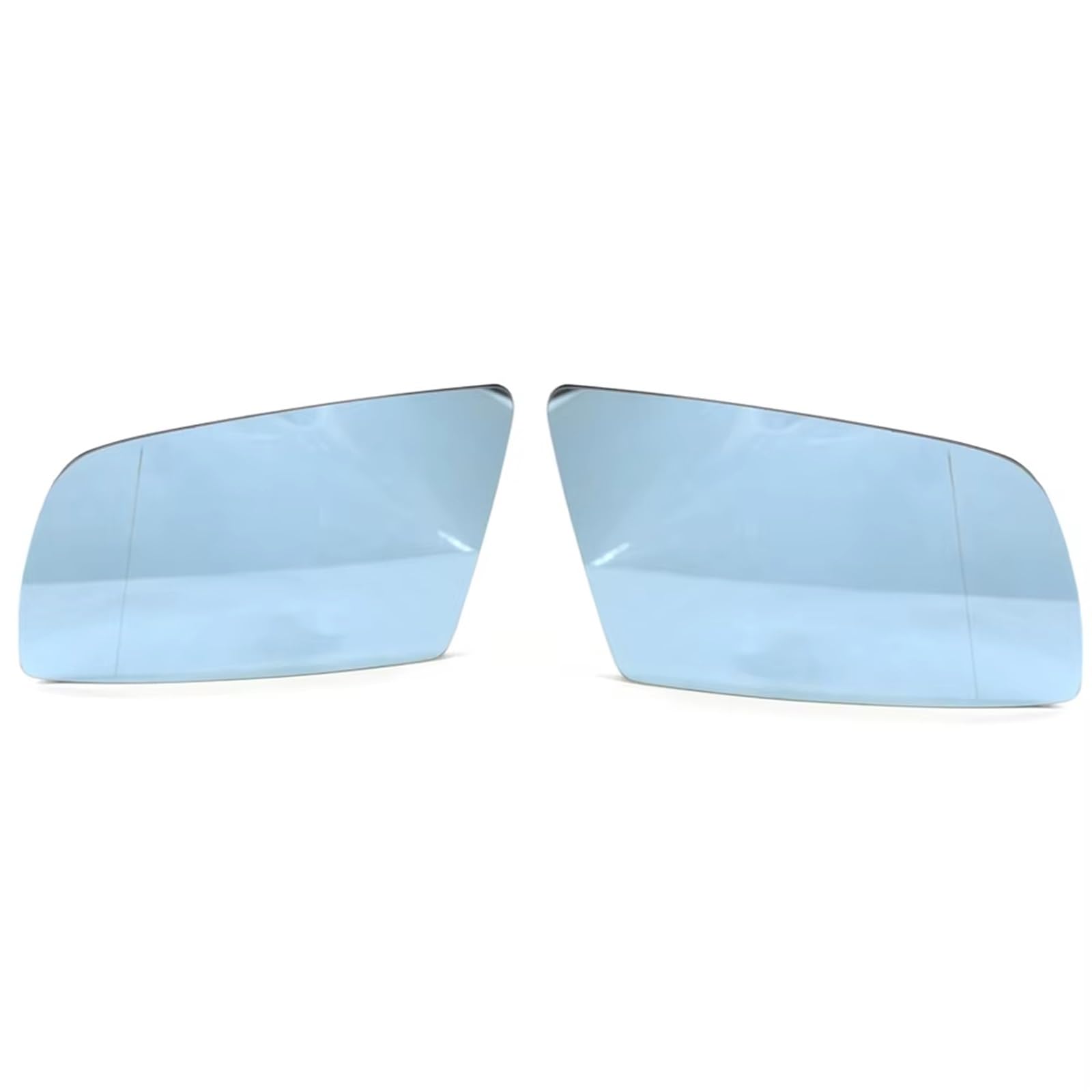 PQAWSFR Flügelspiegelglas Kompatibel Mit Für 5er E60 E61 2003–2010 Seitlicher Blauer Beheizter Elektrischer Weitwinkel-Außenspiegel Aus Glas Auto-Außenteile Zubehör(Blue,Left and Right) von PQAWSFR