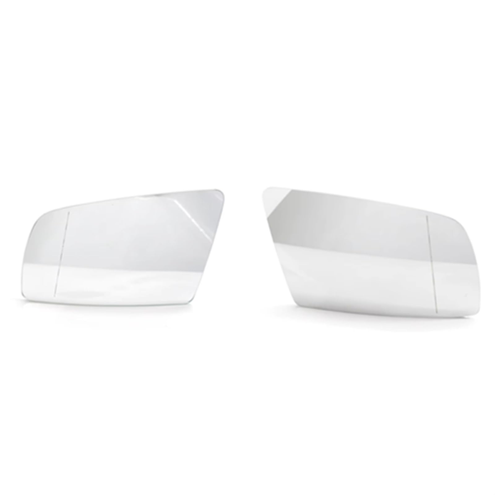 PQAWSFR Flügelspiegelglas Kompatibel Mit Für 5er E60 E61 2003–2010 Seitlicher Blauer Beheizter Elektrischer Weitwinkel-Außenspiegel Aus Glas Auto-Außenteile Zubehör(White,Left and Right) von PQAWSFR