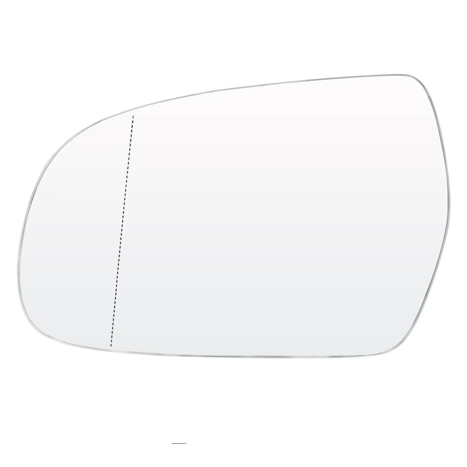 PQAWSFR Flügelspiegelglas Kompatibel Mit Für A3 Ambiente Für Cabrio 2-Türer 2011-2013 Links Rechts Fahrer Beifahrerseite Tür Außenspiegel Glas Beheizte Außenseite Asphärische Auto(Left) von PQAWSFR