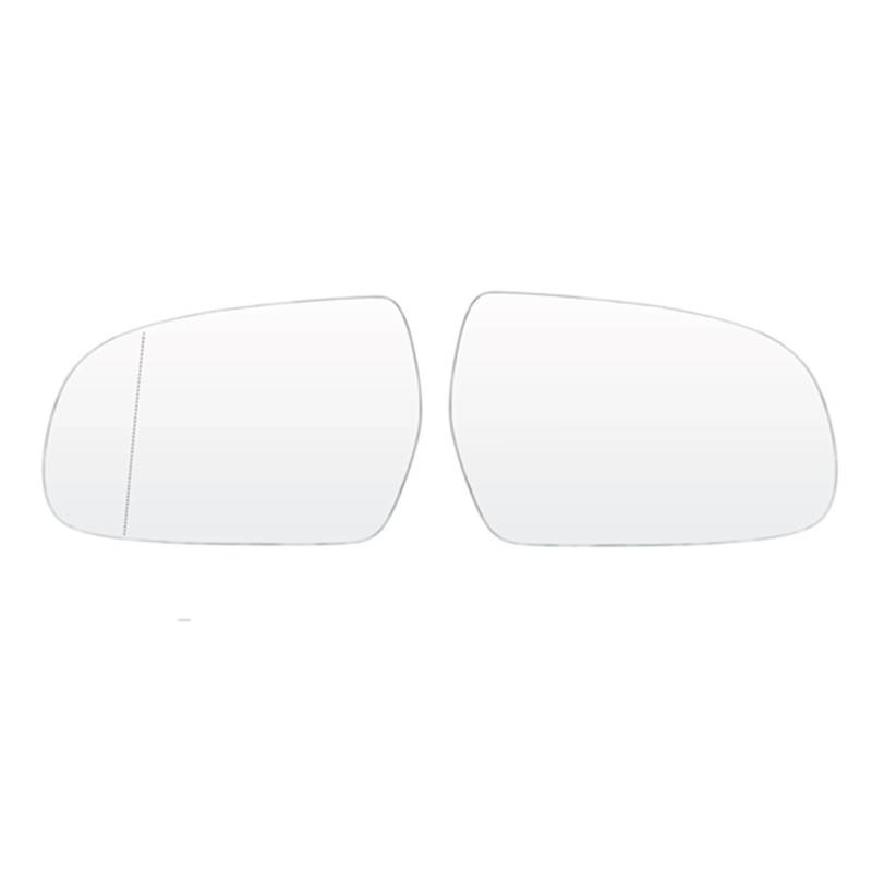 PQAWSFR Flügelspiegelglas Kompatibel Mit Für A4 Komfort Premium 2010–2016 Links Rechts Fahrer Beifahrerseite Tür Außenspiegel Glas Beheizt Außen Asphärisch Auto(Left and Right) von PQAWSFR