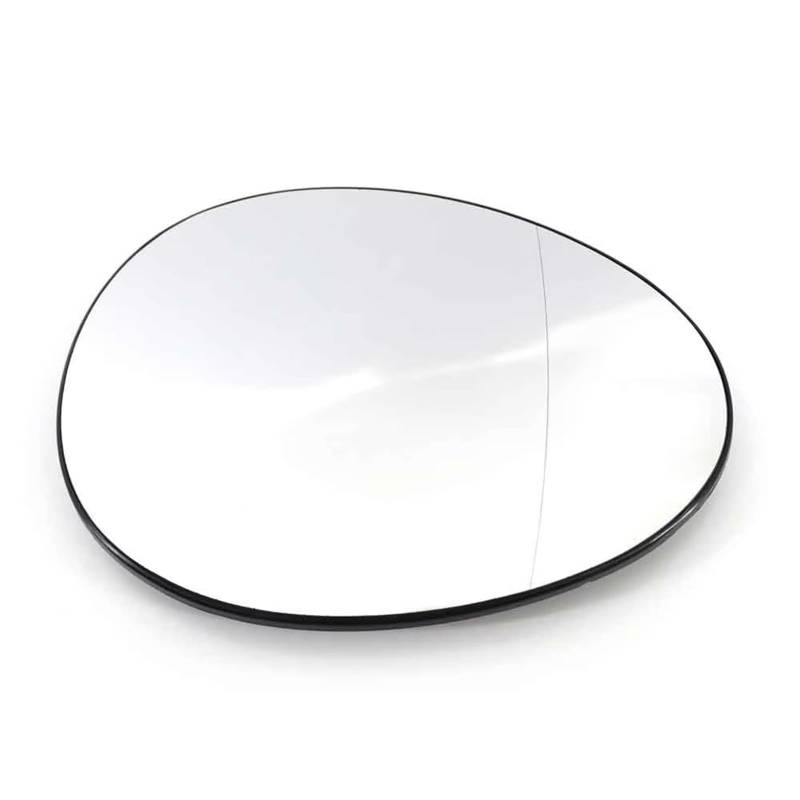 PQAWSFR Flügelspiegelglas Kompatibel Mit Für Mini R55 S 2008–2014 Für R56 2007–2013 Für R57 S 2008–2015 Links Rechts Auto Beheizter Außenspiegel Glaslinse Auto Außenzubehör(Right,White) von PQAWSFR