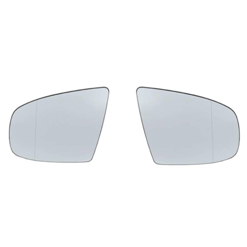 PQAWSFR Flügelspiegelglas Kompatibel Mit Für X5 E70 2007–2013 Für X6 E71 2008–2014 Mit Kabelbaum Beheiztem Einstellglas Für Den Rückspiegel 51167174981 51167174982(Left and Right) von PQAWSFR
