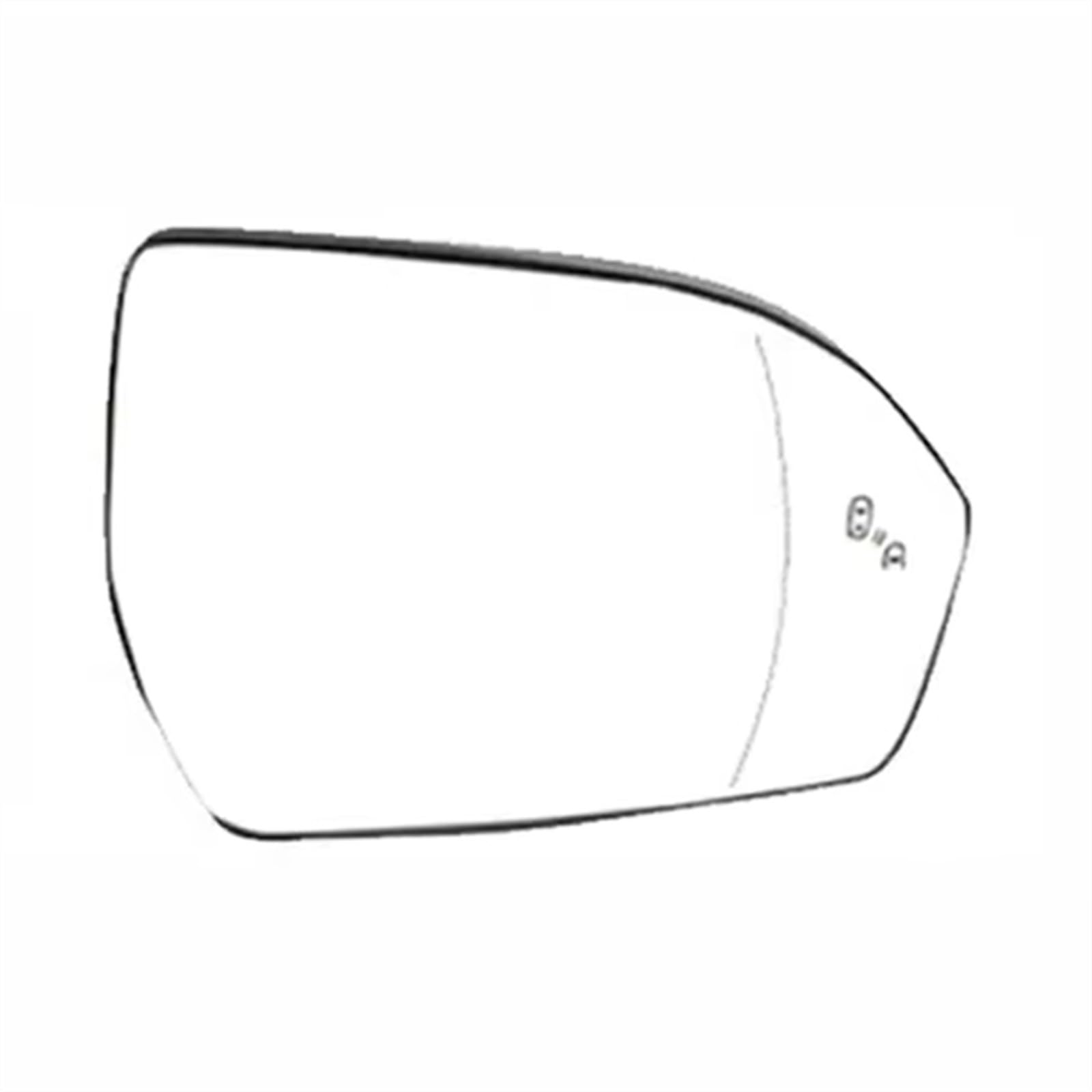 PQAWSFR Flügelspiegelglas Kompatibel Mit Lincoln Für MKC 2014–2019 Für MKX 2015–2018 Rückspiegelgläser Seitlich Reflektierende Außenglaslinse Mit Beheizbarem Toten Winkel(Right) von PQAWSFR