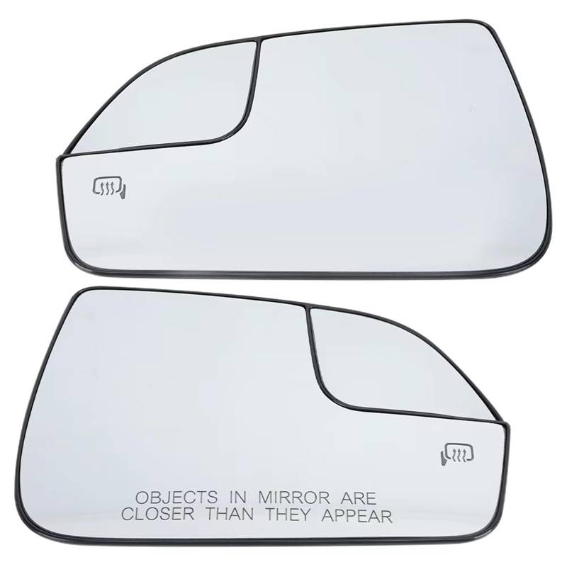 PQAWSFR Flügelspiegelglas Kompatibel Mit Lincoln für MKZ 2013 2014 2015 2016 2017 2018 2019 2020 Seitenrückspiegelglaslinse Beheizte Türspiegelglaslinse Spiegelglas Auto Außenzubehör(Left and Right) von PQAWSFR