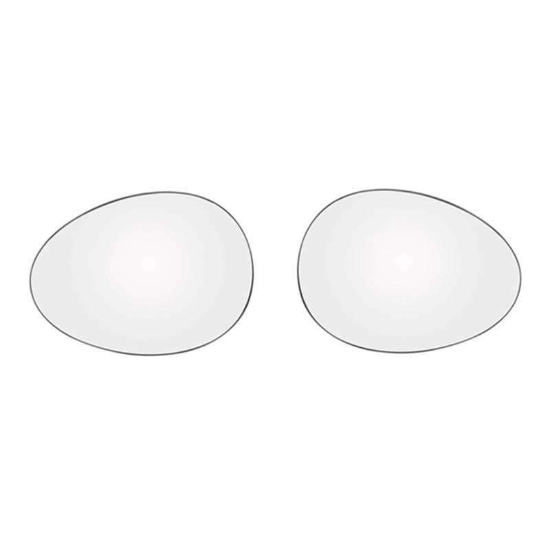 PQAWSFR Flügelspiegelglas Kompatibel Mit MINI Für R55 Für Clubman 2007–2014 Für R56 Für Cooper 2006–2013 Seitenflügelspiegelglas Beheizte Konvexe Platte Automobil Exterieurzubehör(Left and Right) von PQAWSFR