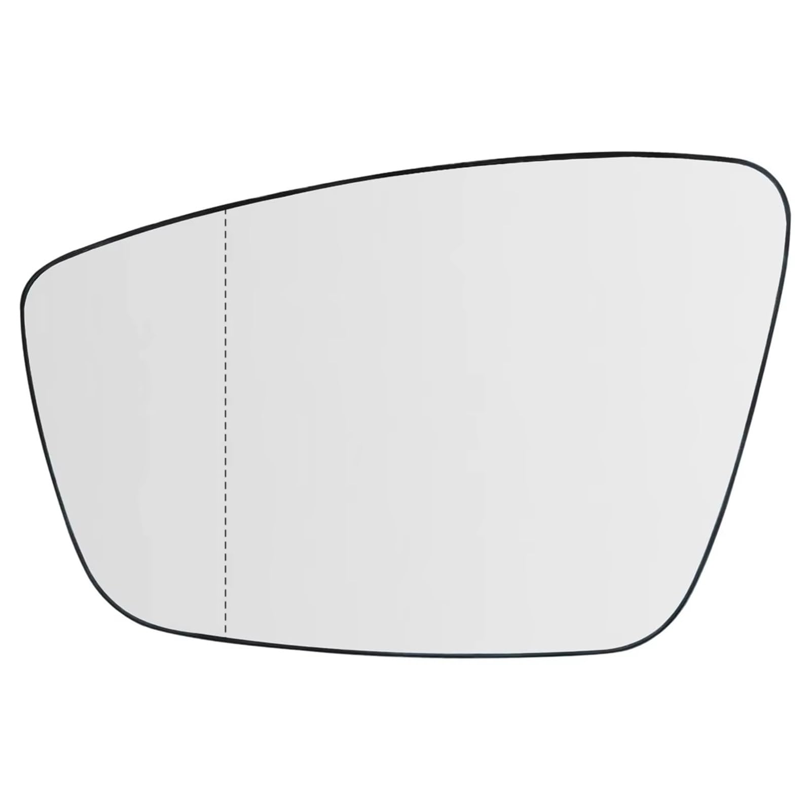 PQAWSFR Flügelspiegelglas Kompatibel Mit VW Für J&etta Für MK6 US-Modell 2011–2018 Für Passat B7 US-Modell 2011–2015 Türseitenspiegel Rückspiegelglas Flügellinse US-Modell(Left) von PQAWSFR