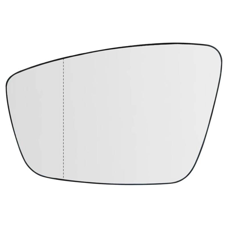 PQAWSFR Flügelspiegelglas Kompatibel Mit VW Für J&etta Für MK6 US-Modell 2011–2018 Für Passat B7 US-Modell 2011–2015 Türseitenspiegel Rückspiegelglas Flügellinse US-Modell(Left) von PQAWSFR