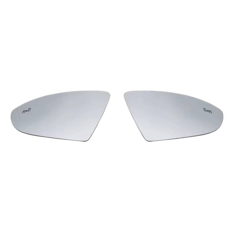 PQAWSFR Flügelspiegelglas Kompatibel Mit VW Für J&etta Für MK7 2019 2020 2021 2022–2020 Seitenspiegelgläser Automatisch Beheizter Toter Winkel Warnflügel Rückspiegelglas USA Version(Left and Right) von PQAWSFR