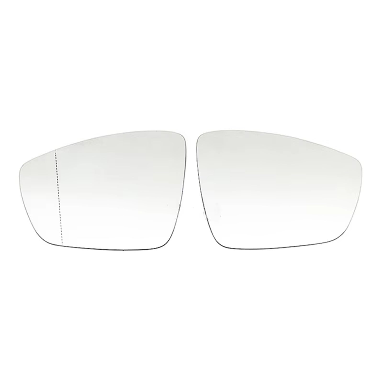 PQAWSFR Flügelspiegelglas Kompatibel Mit VW Für Up 2017 2018 2019 2020 2021 2022 2023 Beheizter Seitentür Außenspiegel Weiße Rückglaslinse Linse Für Rückspiegel Autozubehör(Left and Right) von PQAWSFR