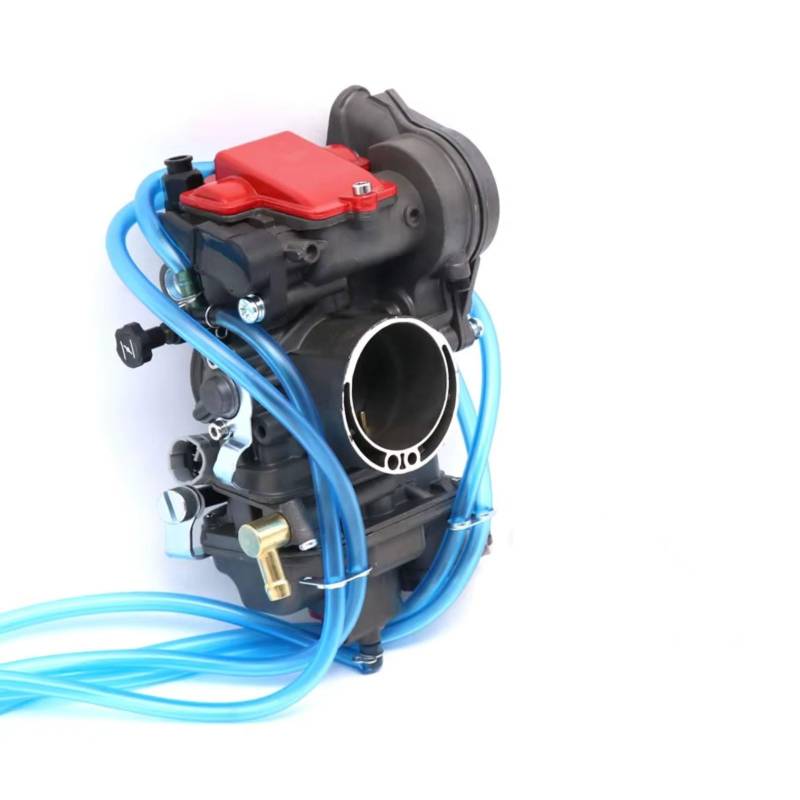 PQAWSFR Kraftstoffsystem Vergaser Für CRF450R 2002-2008 Für CFR450X 2005-2017 Für TRX450R Für Sportrax ES 2006-2014 FCR40mm Motorcycle Carb Modified Carburetor(Silver) von PQAWSFR