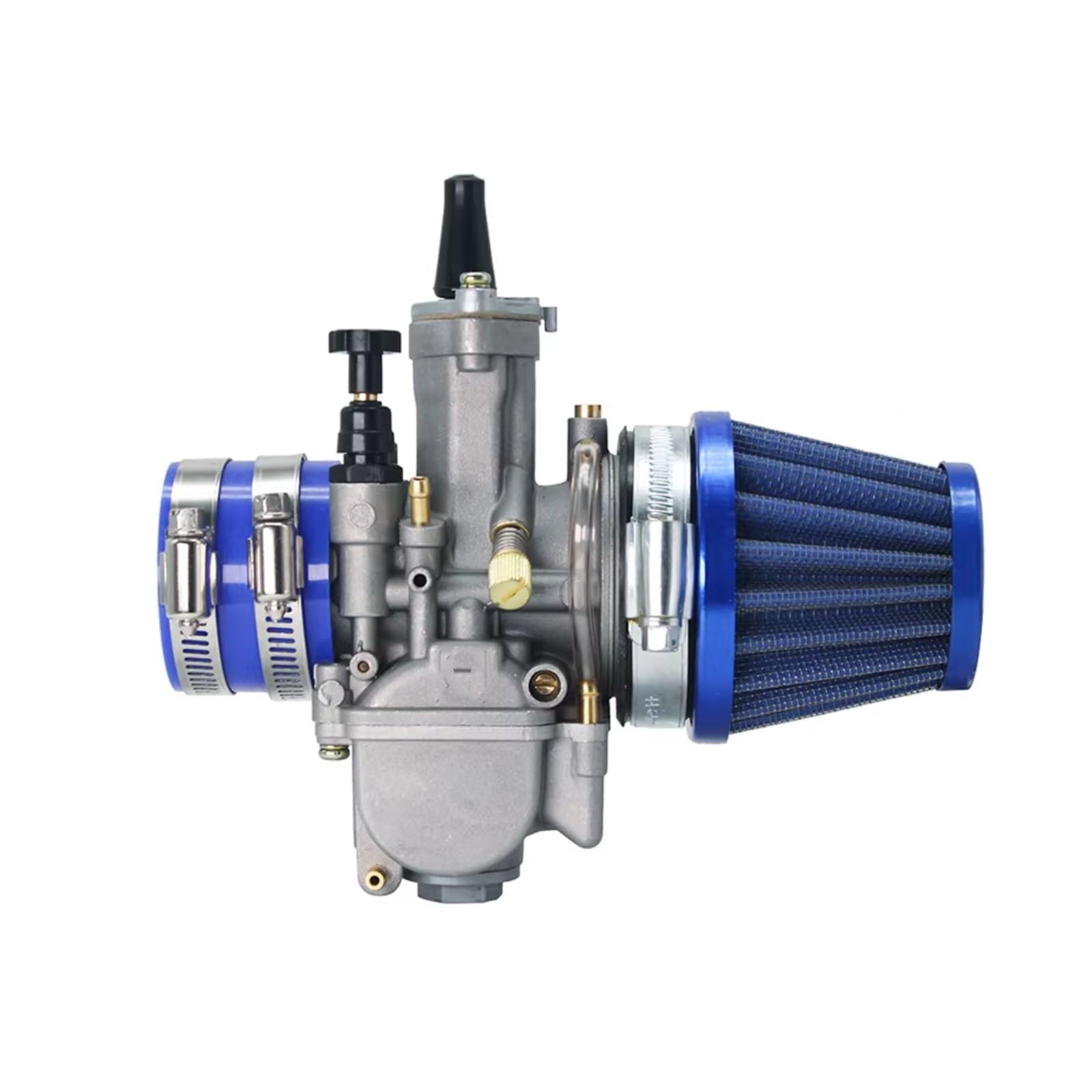 PQAWSFR Kraftstoffsystem Vergaser Für PWK 21 24 26 28 30 32 34mm Vergaser Luftfilter Ansaugkrümmer Boot Halter Für ATV Roller Moto 1PC Motorrad Zubehör(26mm) von PQAWSFR