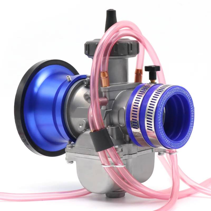 PQAWSFR Kraftstoffsystem Vergaser Für PWK Motorrad Vergaser 34 36 38 40 42mm Racing Carb Universal 2/4T Motor Dirt Bike Mit Luftfilter Und Ansaugadapter Set(38MM) von PQAWSFR
