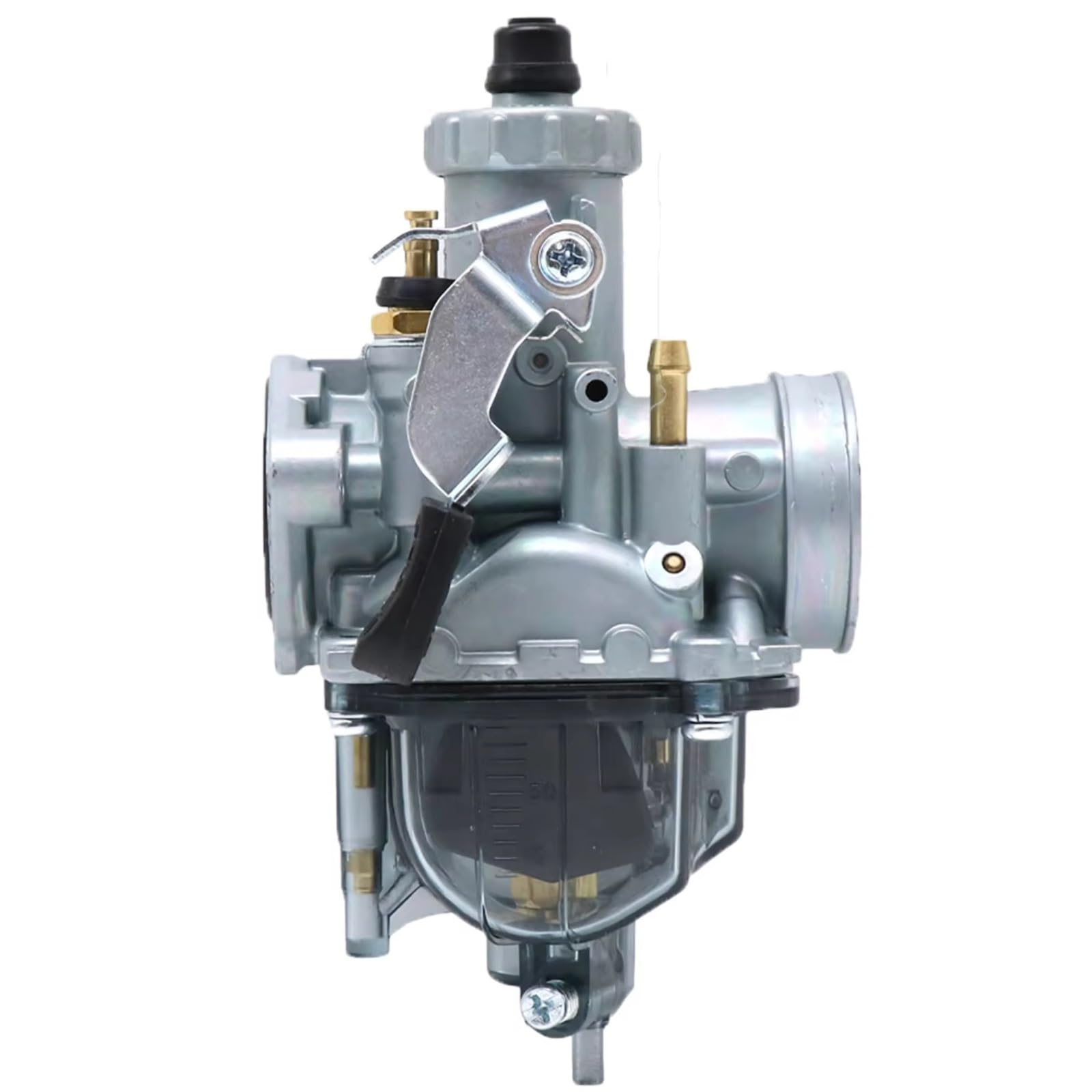 PQAWSFR Kraftstoffsystem Vergaser Für VM22 26mm Vergaser Carb Luftfilter Intake Adapter Leerlauf Teller Schraube Mischung Schraube Kit Moto Motor Upgrade Geändert Teile(Gray) von PQAWSFR