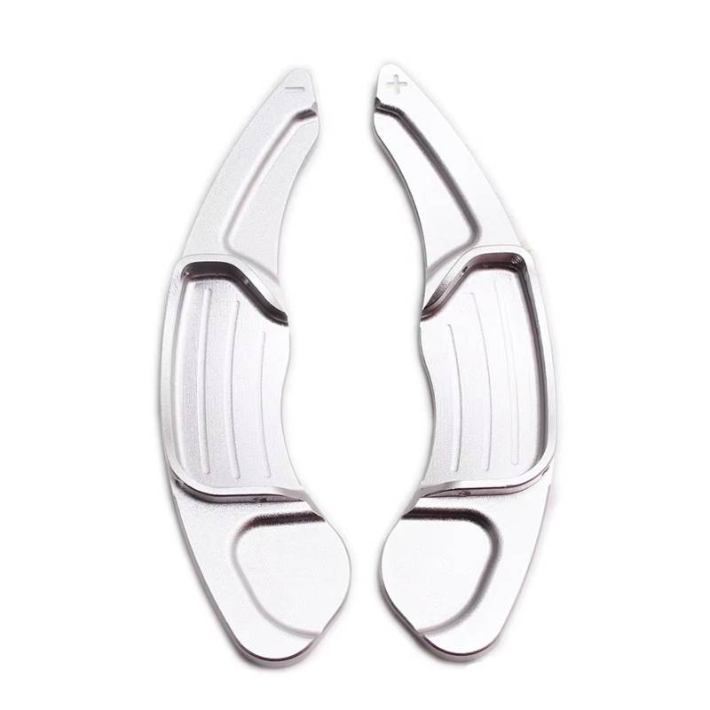 PQAWSFR Lenkrad Schaltwippen Kompatibel Mit Ford Für Mondeo 2013–2019 Für Edge 2015–2019 Auto-Lenkrad-Schaltpaddel-Verlängerung Schaltpaddel-Zubehör(Silver) von PQAWSFR