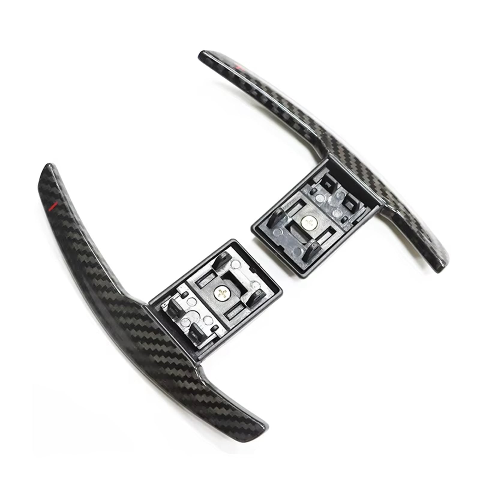 PQAWSFR Lenkrad Schaltwippen Kompatibel Mit Für 3 4 5 GT F34 F32 F33 F36 F07 F80 M3 F82 F83 M4 F12 F13 F06 M6 2014–2020 Lenkrad-Schaltwippenverlängerung(Glossy Black A) von PQAWSFR