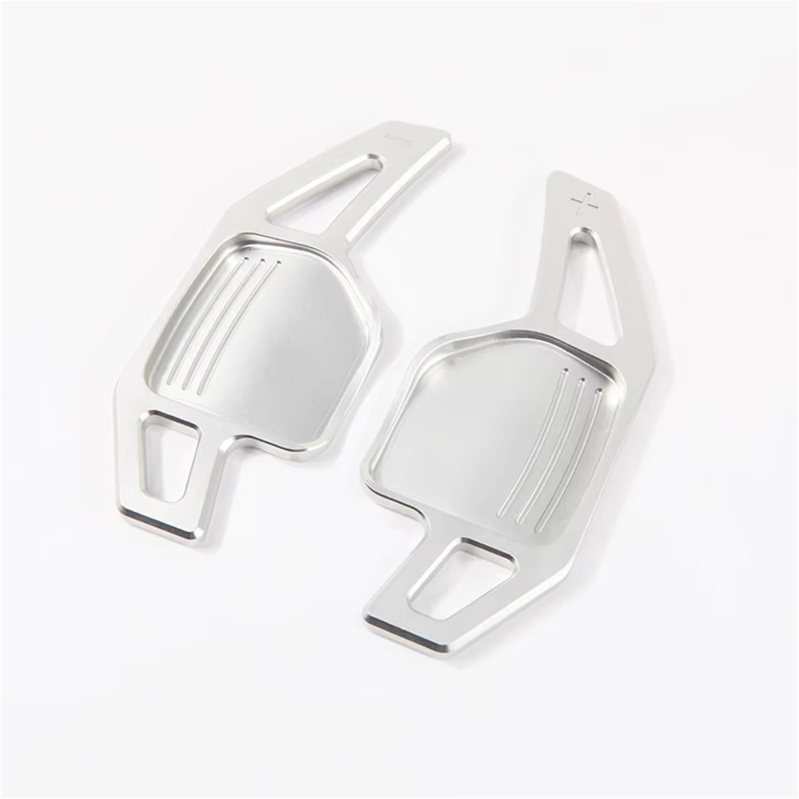 PQAWSFR Lenkrad Schaltwippen Kompatibel Mit Für A3 A6 S3 8P S6 RS6 C6 4F 2004–2011 Auto-Lenkrad-Schaltwippen-Verlängerung Schaltwippen-Zubehör(Silver) von PQAWSFR