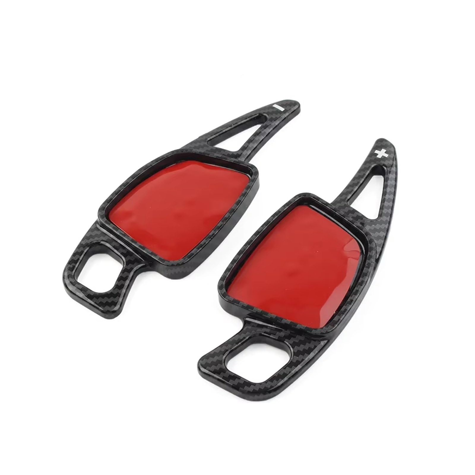 PQAWSFR Lenkrad Schaltwippen Kompatibel Mit Für A6 A7 S6 S7 A8 2019 2020 2021 Auto-Lenkrad-Schaltpaddel-Abdeckungsverlängerung Schaltwippen Zubehör(Carbon Fiber) von PQAWSFR