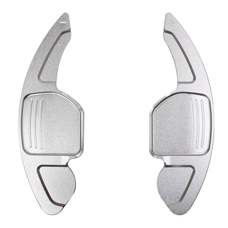 PQAWSFR Lenkrad Schaltwippen Kompatibel Mit Für TT TTS 2011 2012–2014 Für A6 A7 A8 C7 2012–2017 Auto-Lenkrad-Schaltwippen-Verlängerungsschalthebel-Zubehör(Silver) von PQAWSFR