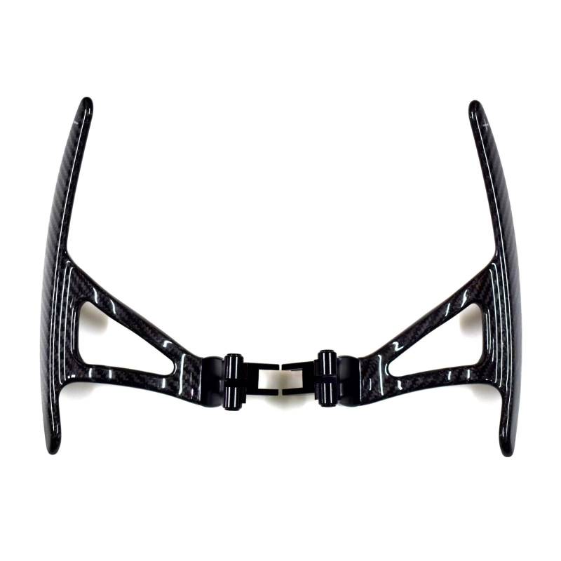 PQAWSFR Lenkrad Schaltwippen Kompatibel Mit Nissan Für GT-R R35 2008 2009 2010 2015 2016 Auto-Lenkrad-Schaltwippen-Verlängerungs-Schaltwippen-Zubehör von PQAWSFR
