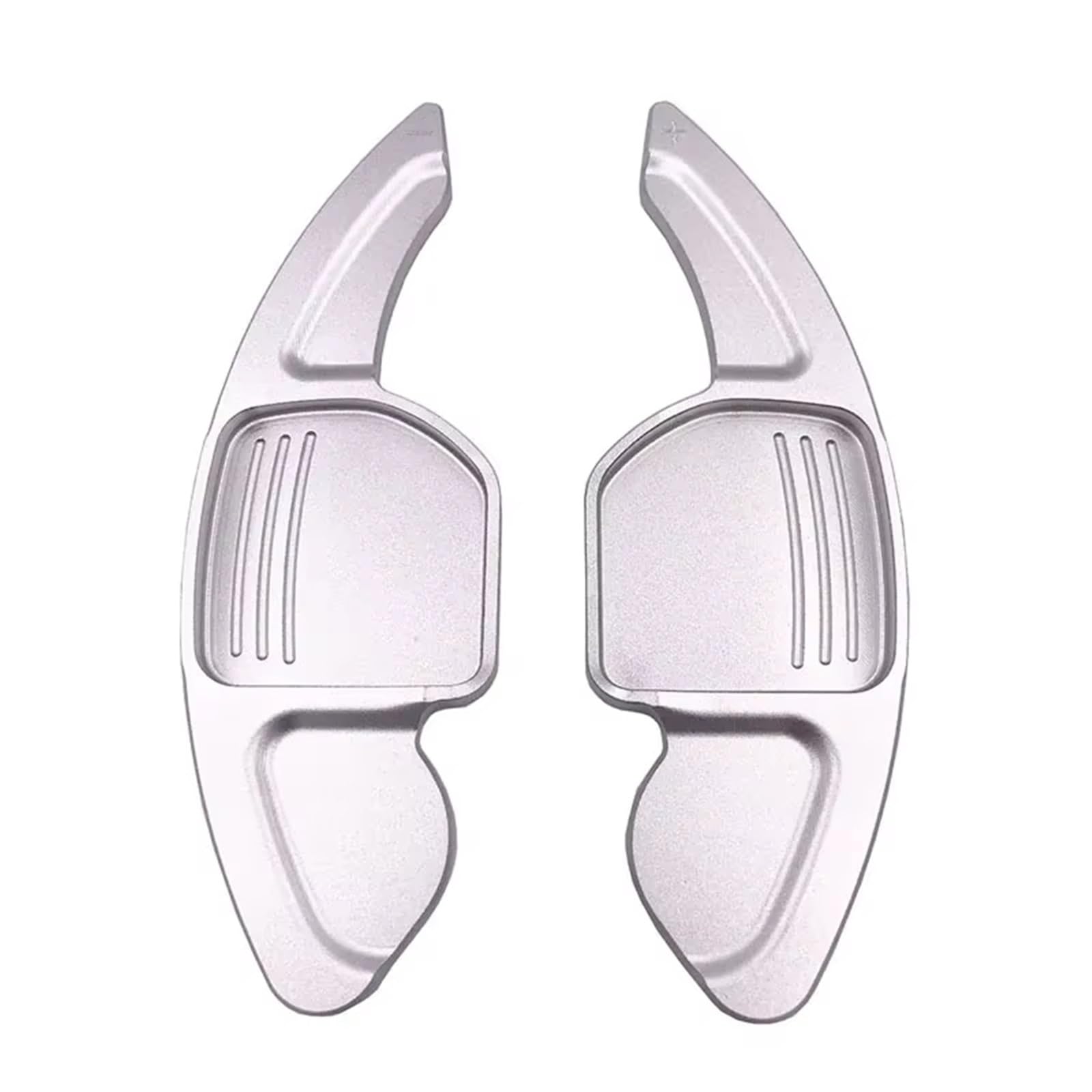 PQAWSFR Lenkrad Schaltwippen Kompatibel Mit Seat Für Alhambra Für Ateca 2016–2023 Für C&upra Tavascan 2024 Zubehör Zur Verlängerung des Autolenkrads(Silver) von PQAWSFR