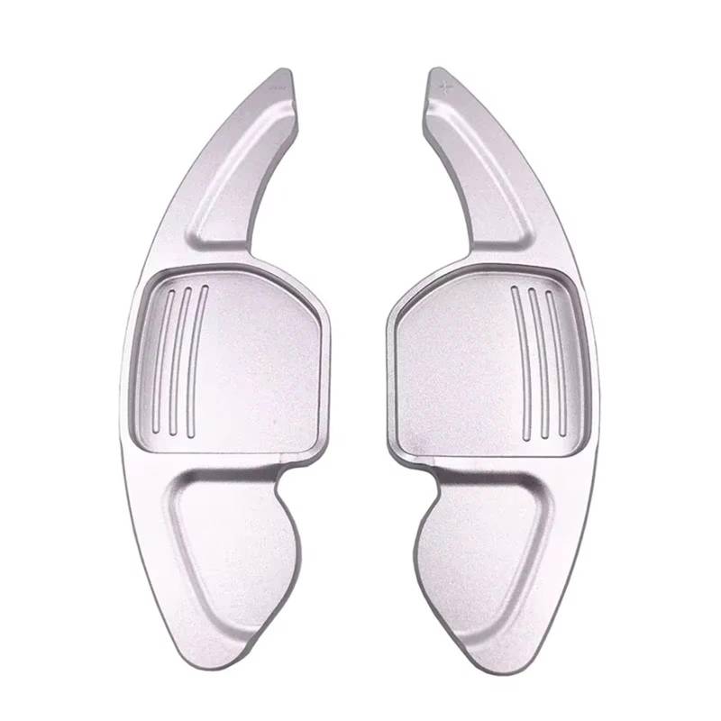 PQAWSFR Lenkrad Schaltwippen Kompatibel Mit Seat Für Alhambra Für Ateca 2016–2023 Für C&upra Tavascan 2024 Zubehör Zur Verlängerung des Autolenkrads(Silver) von PQAWSFR