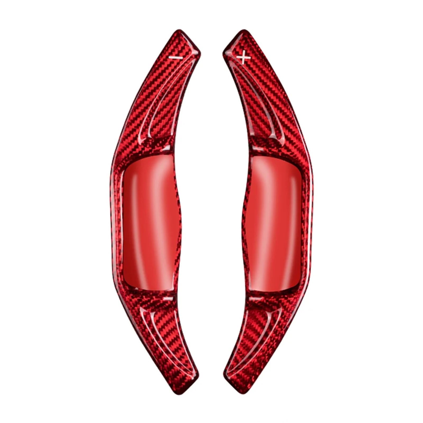 PQAWSFR Lenkrad Schaltwippen Kompatibel Mit Toyota Für Camry 2018–2020 Für Corolla 2019–2020 Für RAV4 2020 Auto-Lenkrad-Schalthebel-Verlängerungen Schaltwippen(Red) von PQAWSFR