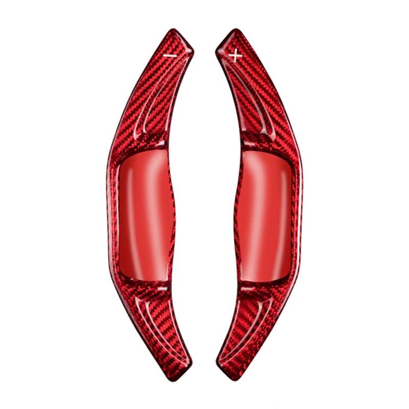 PQAWSFR Lenkrad Schaltwippen Kompatibel Mit Toyota Für Camry 2018–2020 Für Corolla 2019–2020 Für RAV4 2020 Auto-Lenkrad-Schalthebel-Verlängerungen Schaltwippen(Red) von PQAWSFR