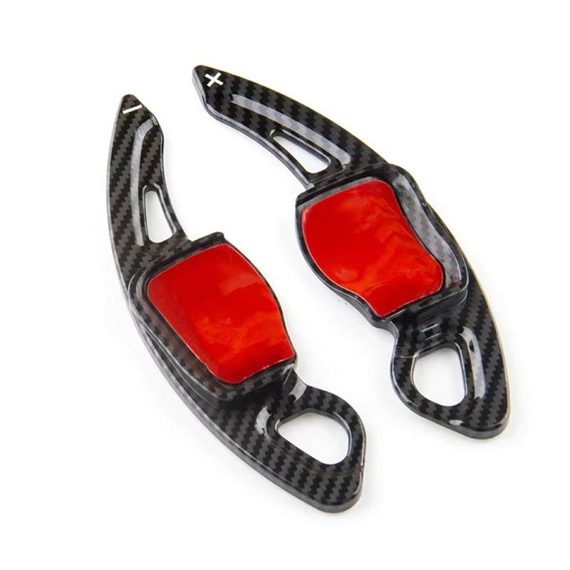 PQAWSFR Lenkrad Schaltwippen Kompatibel Mit VW Für CC 2008–2017 Für Golf 6 Für MK6 R Für GTI R20 Für Scirocco 2009–2014 Lenkradpaddel-Schaltverlängerung(Black) von PQAWSFR
