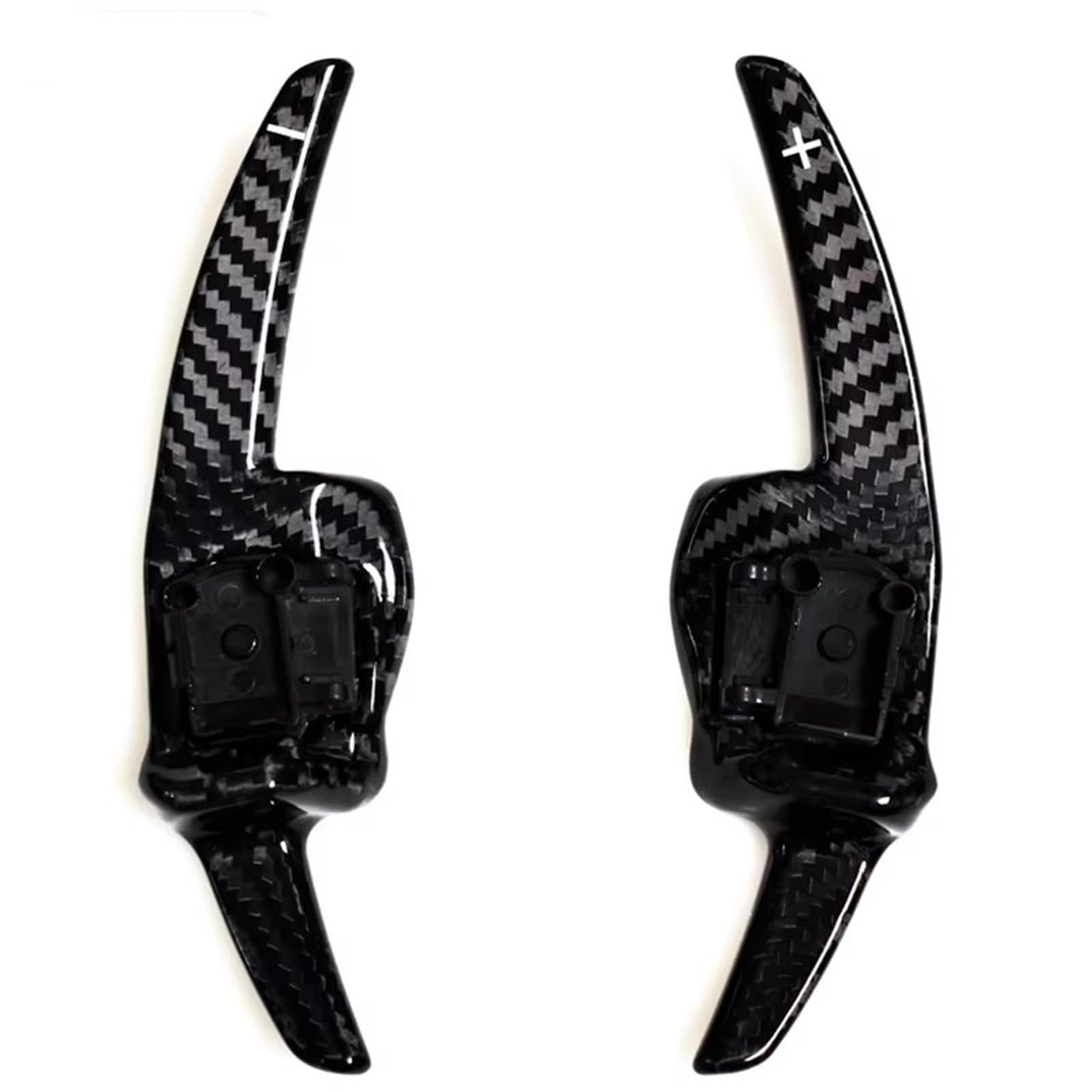 PQAWSFR Lenkrad Schaltwippen Kompatibel Mit VW Für Golf 6 Für MK6 R Für GTI R20 2009–2014 Für Beetle 2013–2016 Zubehör Für Die Verlängerung Der Autolenkradschaltwippe(Carbon Fiber Black) von PQAWSFR