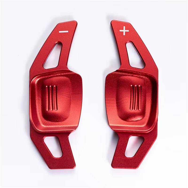 PQAWSFR Lenkrad Schaltwippen Kompatibel Mit VW Für Golf 8 Für MK8 R Für GTI Für R Für Line 2020 2021 2022 Auto-Lenkrad-Schaltpaddel-Verlängerungszubehör(Red) von PQAWSFR