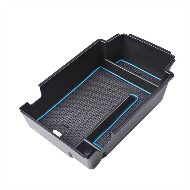 PQAWSFR Mittelkonsolen Organizer Kompatibel Mit Chevrolet Für Blazer 2024 2023 2022 2021 2020 2019 Auto-Armlehnen-Aufbewahrungsbox Konsolenfach Organizer Innenausstattung(Blue) von PQAWSFR