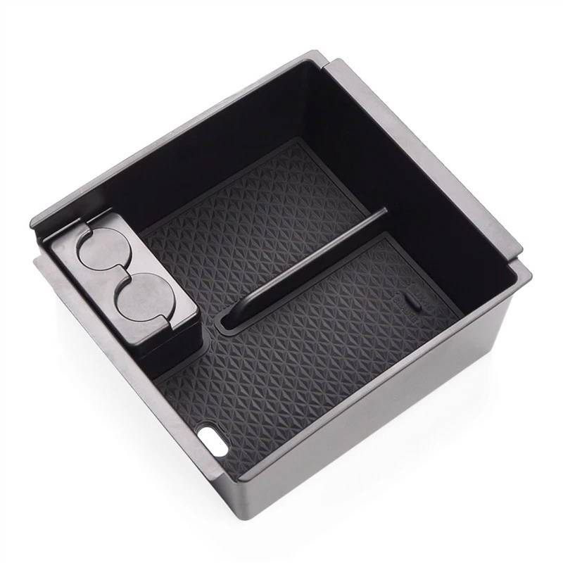 PQAWSFR Mittelkonsolen Organizer Kompatibel Mit Isuzu Für D-Max Für MU-X 2012 2013 2014 2015 2016 2017 2018 2019 2020 Auto-Mittelarmlehnen-Aufbewahrungsbox-Containerhalter von PQAWSFR