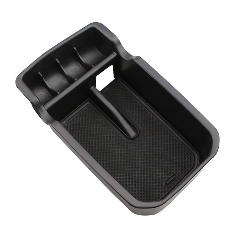 PQAWSFR Mittelkonsolen Organizer Kompatibel Mit Jeep Für Compass 2017 2018 2019 2020 2021 2022 2023 Armlehnen-Aufbewahrungsbox Halter Behälter Schwarzes Autoteil Innenausstattung von PQAWSFR