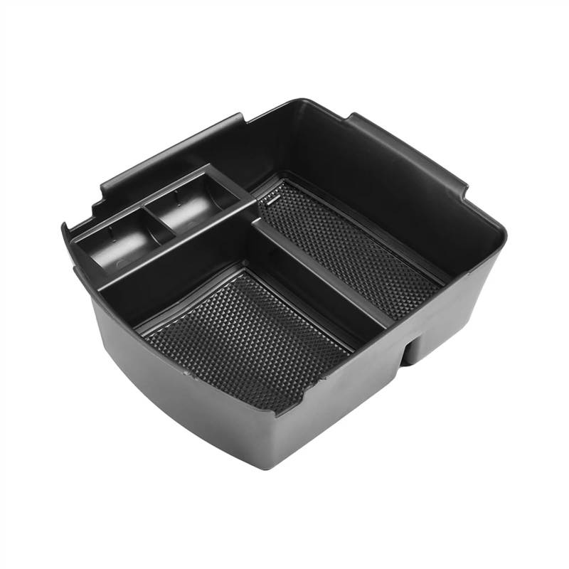 PQAWSFR Mittelkonsolen Organizer Kompatibel Mit Kia Für Seltos 2020 2021 2022 2023 2024 Auto-Armlehnen-Aufbewahrungsbox Mittelkonsolenfach Organizer Innenausstattung(Black) von PQAWSFR