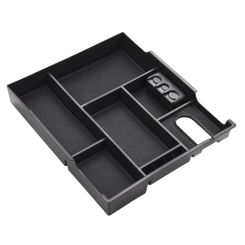 PQAWSFR Mittelkonsolen Organizer Kompatibel Mit Toyota Für Tundra 2014 2015 2016 2017 2018 2019 2020 2021 Auto-Mittelkonsole Armlehnenbox Ablagefach Armlehnen-Organizer von PQAWSFR