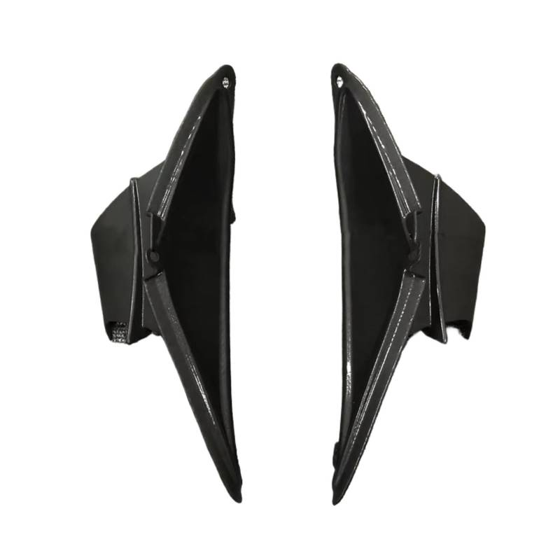 PQAWSFR Motorrad Spoilerlippe Für CBR650R 2019 2020 2021 2022 2023 Körper Seite Zier Winglets Rahmen Spoiler Verkleidung Aerodynamische Für Flügel Motorrad Zubehör(Matte Black) von PQAWSFR