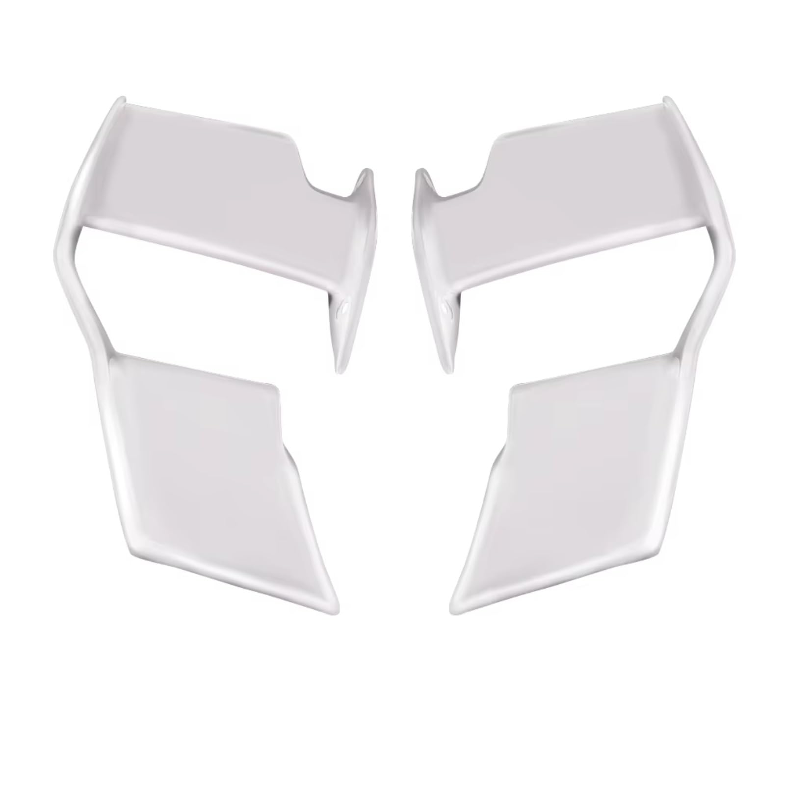 PQAWSFR Motorrad Spoilerlippe Für S1000R 2021 2022 2023 2024 Für M1000R 2021 2022 2023 2024 Motorrad Aerodynamische Seite Spoiler Verkleidung Feste Für Flügel Kit(White) von PQAWSFR