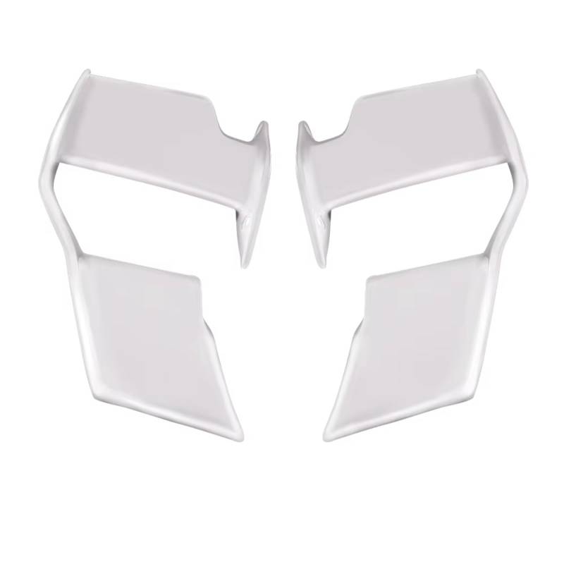 PQAWSFR Motorrad Spoilerlippe Für S1000R 2021 2022 2023 2024 Für M1000R 2021 2022 2023 2024 Motorrad Aerodynamische Seite Spoiler Verkleidung Feste Für Flügel Kit(White) von PQAWSFR