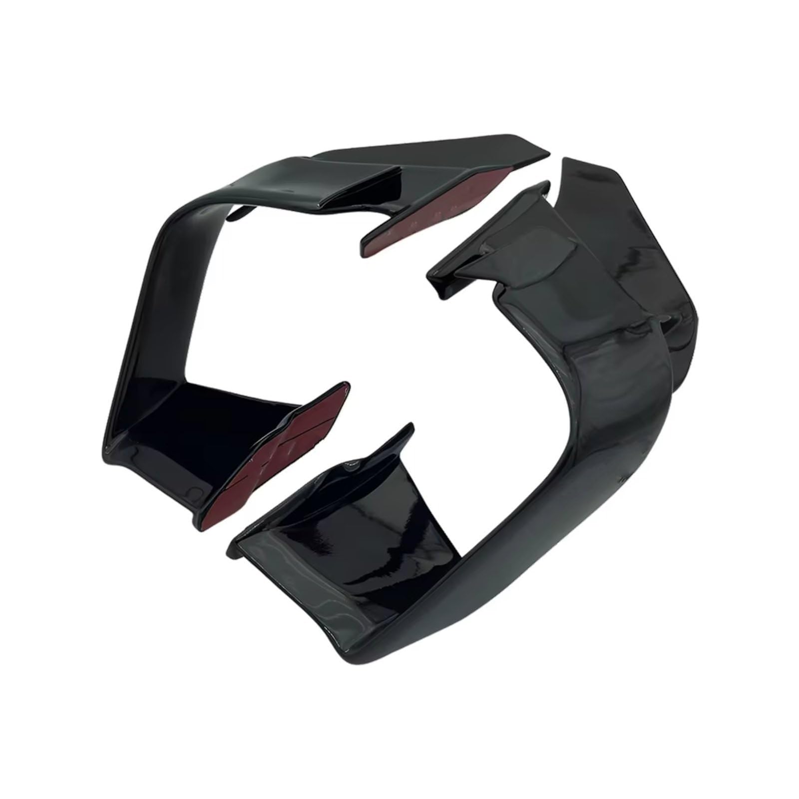 PQAWSFR Motorrad Spoilerlippe Für S1000RR 2015 2016 2017 2018 Motorrad Zubehör Verkleidung Motorrad Seite Spoiler MotoGP Gleiche Feste Für Flügel Wind(Bright Black) von PQAWSFR