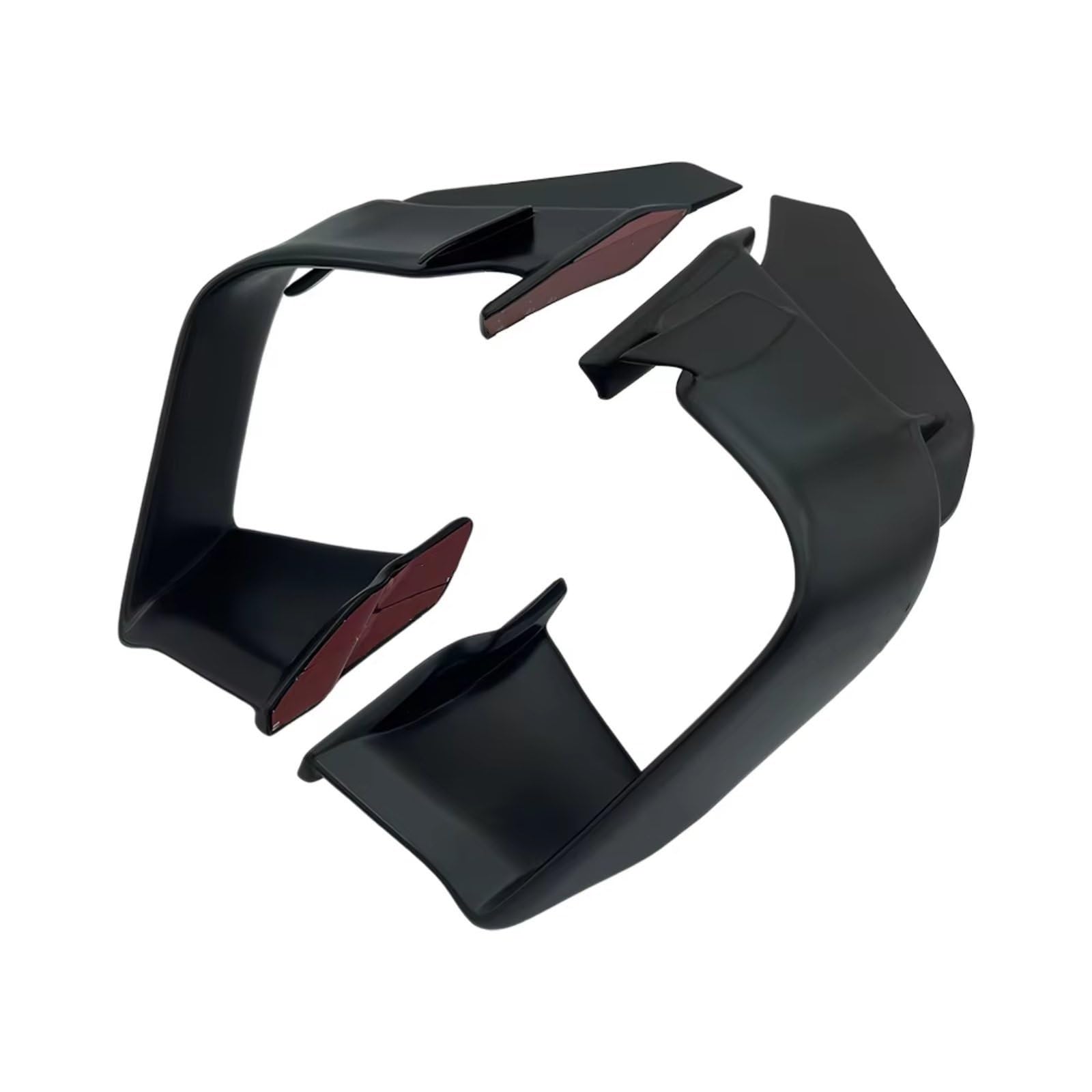PQAWSFR Motorrad Spoilerlippe Für S1000RR 2015 2016 2017 2018 Motorrad Zubehör Verkleidung Motorrad Seite Spoiler MotoGP Gleiche Feste Für Flügel Wind(Matte Black) von PQAWSFR