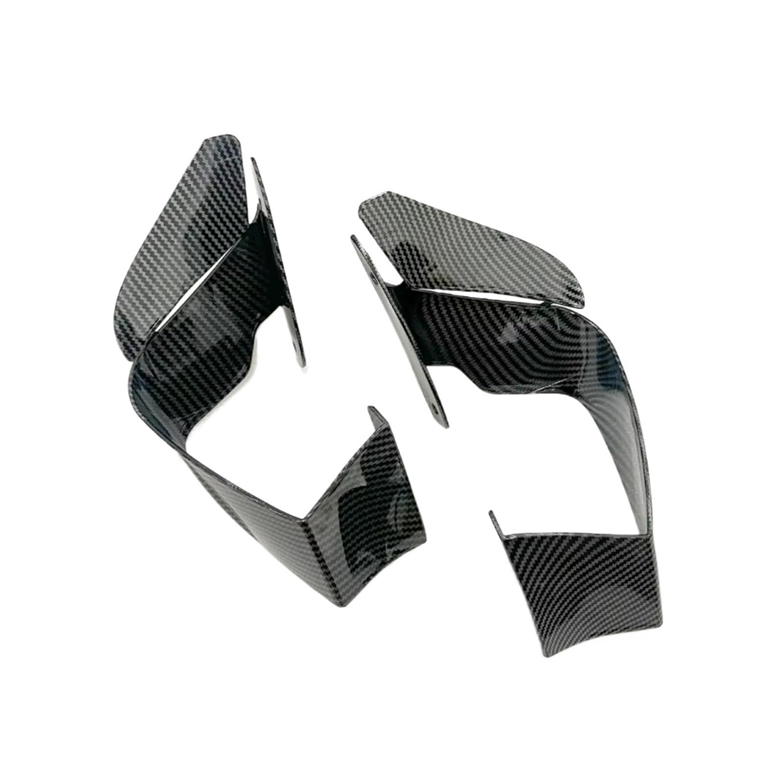 PQAWSFR Motorrad Spoilerlippe Für S1000RR 2015 2016 2017 2018 Motorrad Zubehör Verkleidung Seite Winglekit Winglet Aerodynamische Für Flügel Deflektor Spoiler(Carbon Fiber Pattern) von PQAWSFR