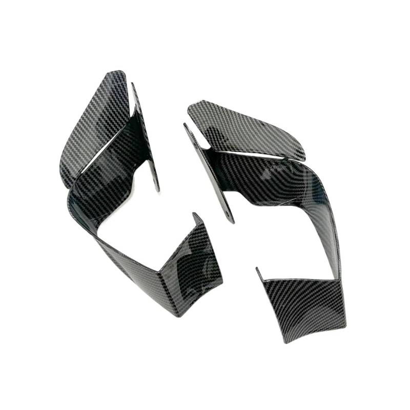 PQAWSFR Motorrad Spoilerlippe Für S1000RR 2015 2016 2017 2018 Motorrad Zubehör Verkleidung Seite Winglekit Winglet Aerodynamische Für Flügel Deflektor Spoiler(Carbon Fiber Pattern) von PQAWSFR
