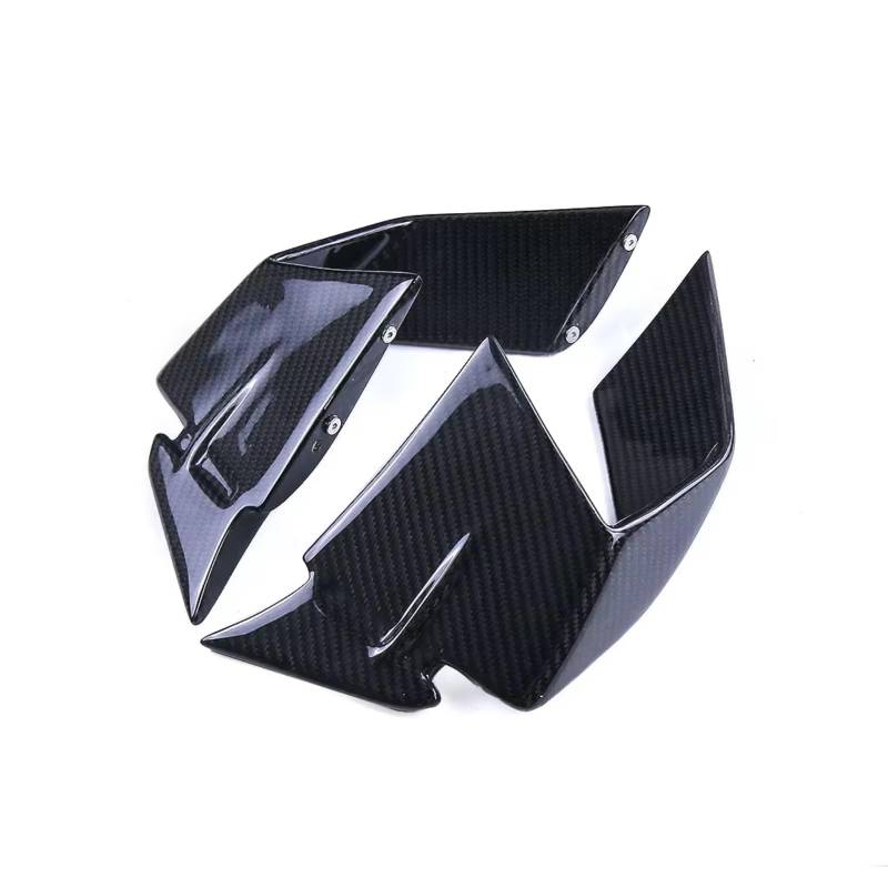 PQAWSFR Motorrad Spoilerlippe Für S1000RR 2019 2020 2021 2022 Volle Carbon Faser Motorrad Aerodynamische Für Flügel Wind Spoiler Deflektoren Motorrad Zubehör von PQAWSFR