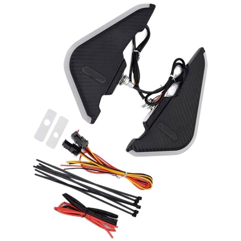 PQAWSFR Motorrad Spoilerlippe Für S1000RR Für HP4 Front Verkleidung Aerodynamische Winglets Seite Spoiler Dekorative Dynamische Für Flügel Kit Motorrad Zubehör von PQAWSFR