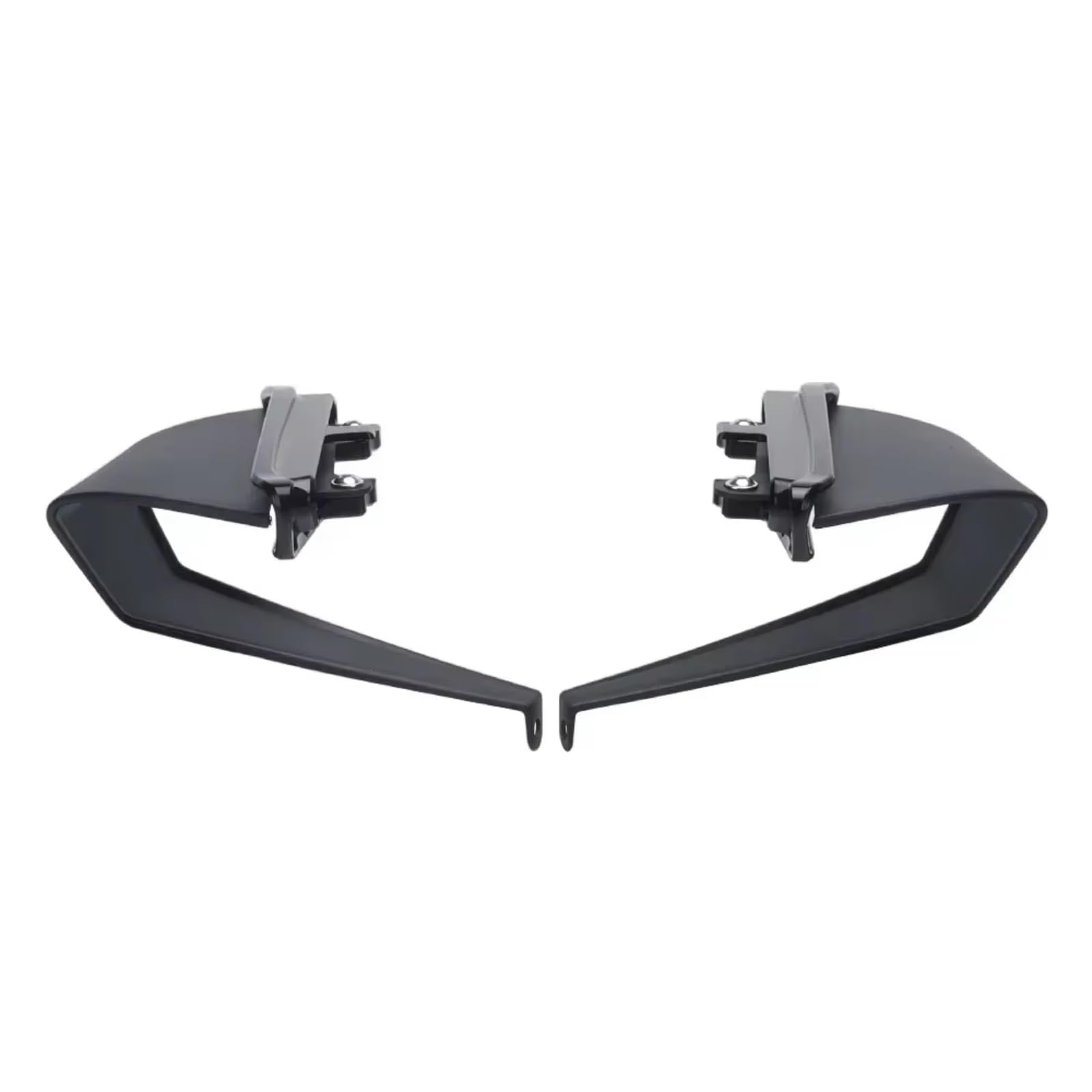 PQAWSFR Motorrad Spoilerlippe Kompatibel Mit Ducati Für Monster937/Plus 2021 2022 2023 2024 Motorrad Aerodynamischer Seitenabtrieb Für Nackte Spoiler Festes Winglet Für Flügel(Black - Black) von PQAWSFR